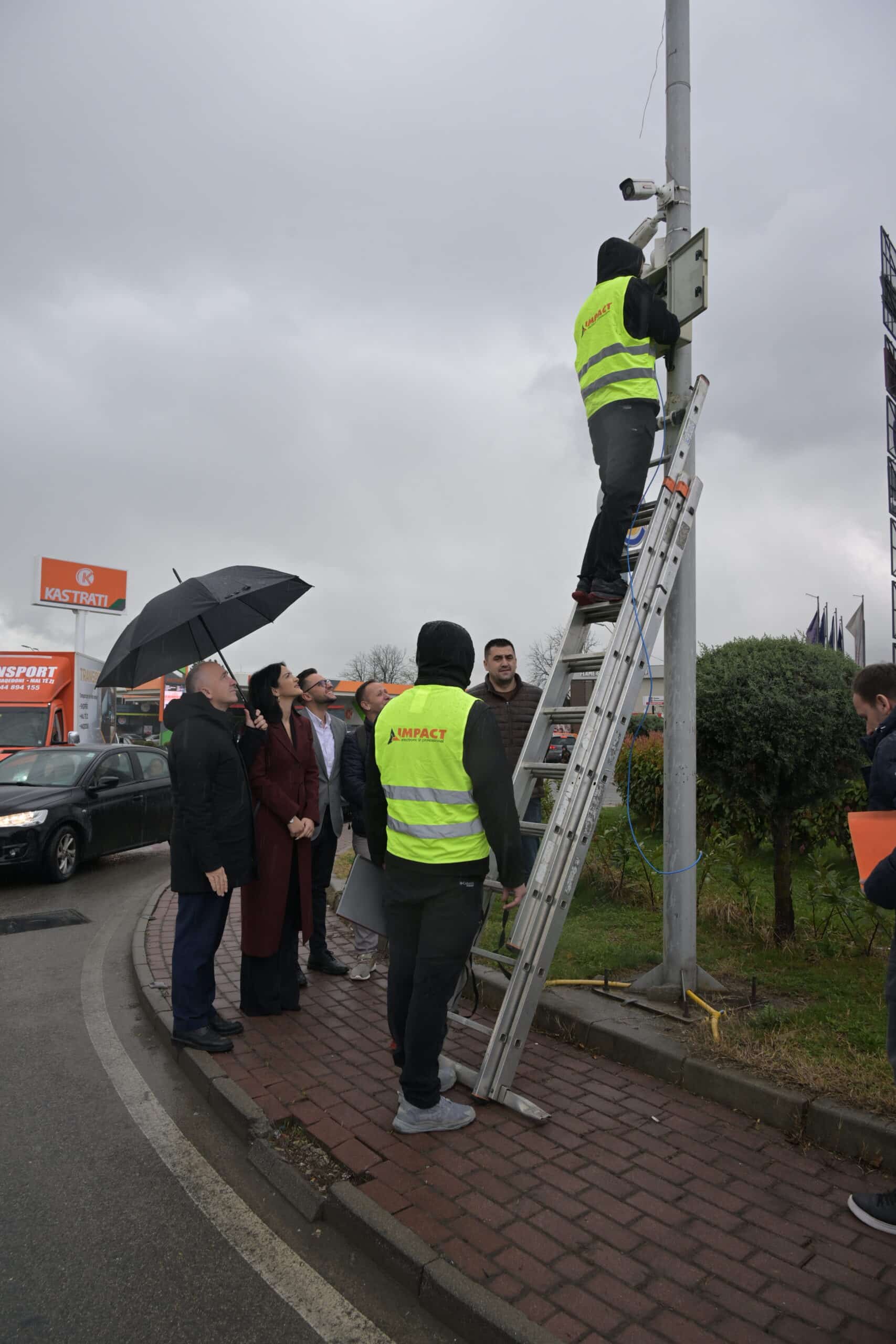Mbikëqyrja e procesit të instalimit të kamerave në Komunën e Pejës   