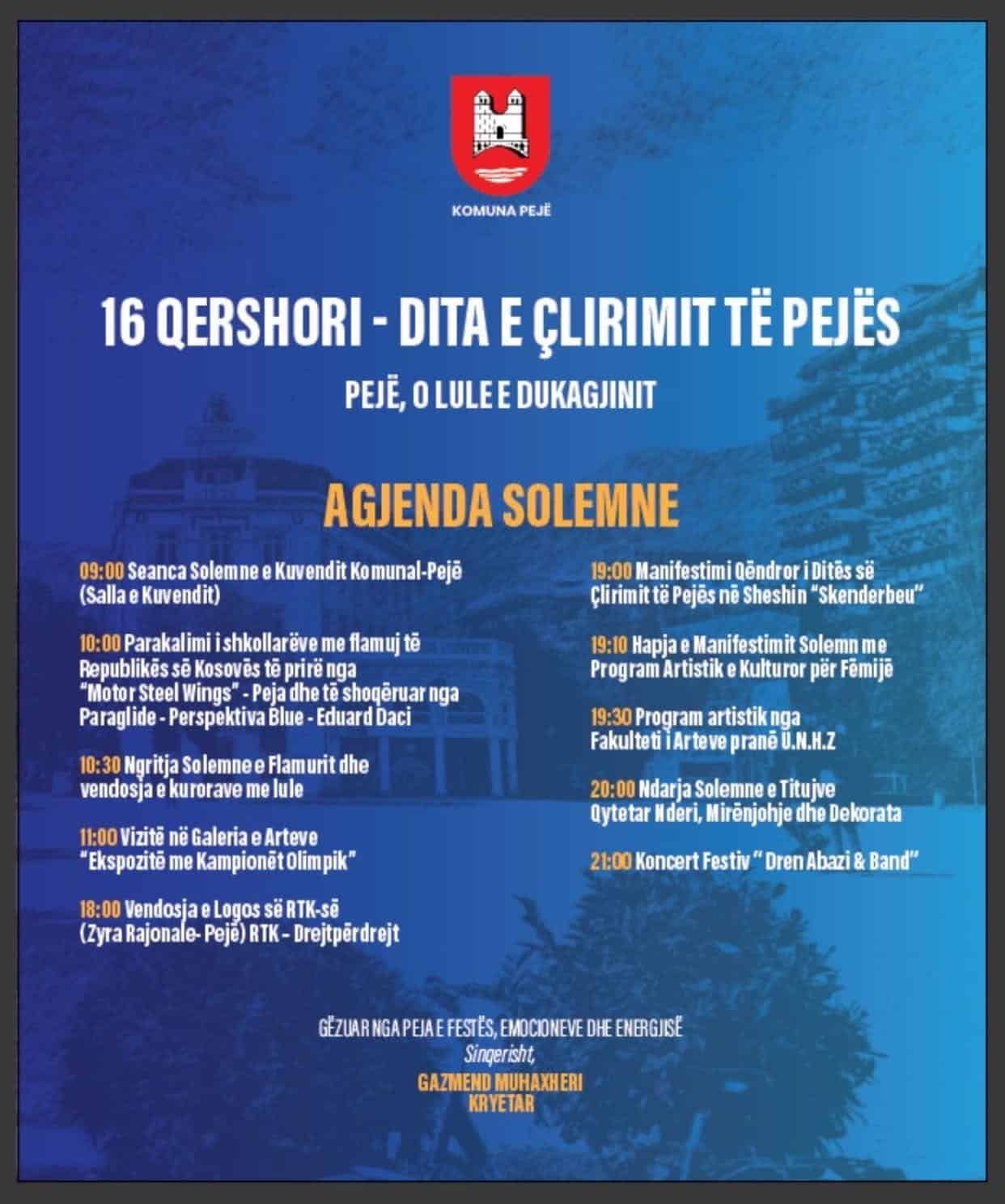 16 QERSHORI – DITA E ÇLIRIMIT TË PEJËS